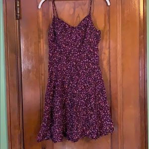 Purple Floral Dress
